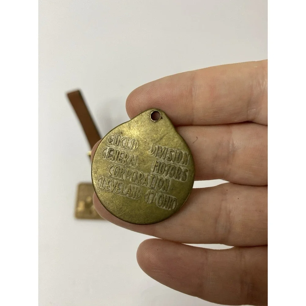 Euclid Construction Dump Truck Watch Fob Keychain Advertising Promo Lot Of 2‎